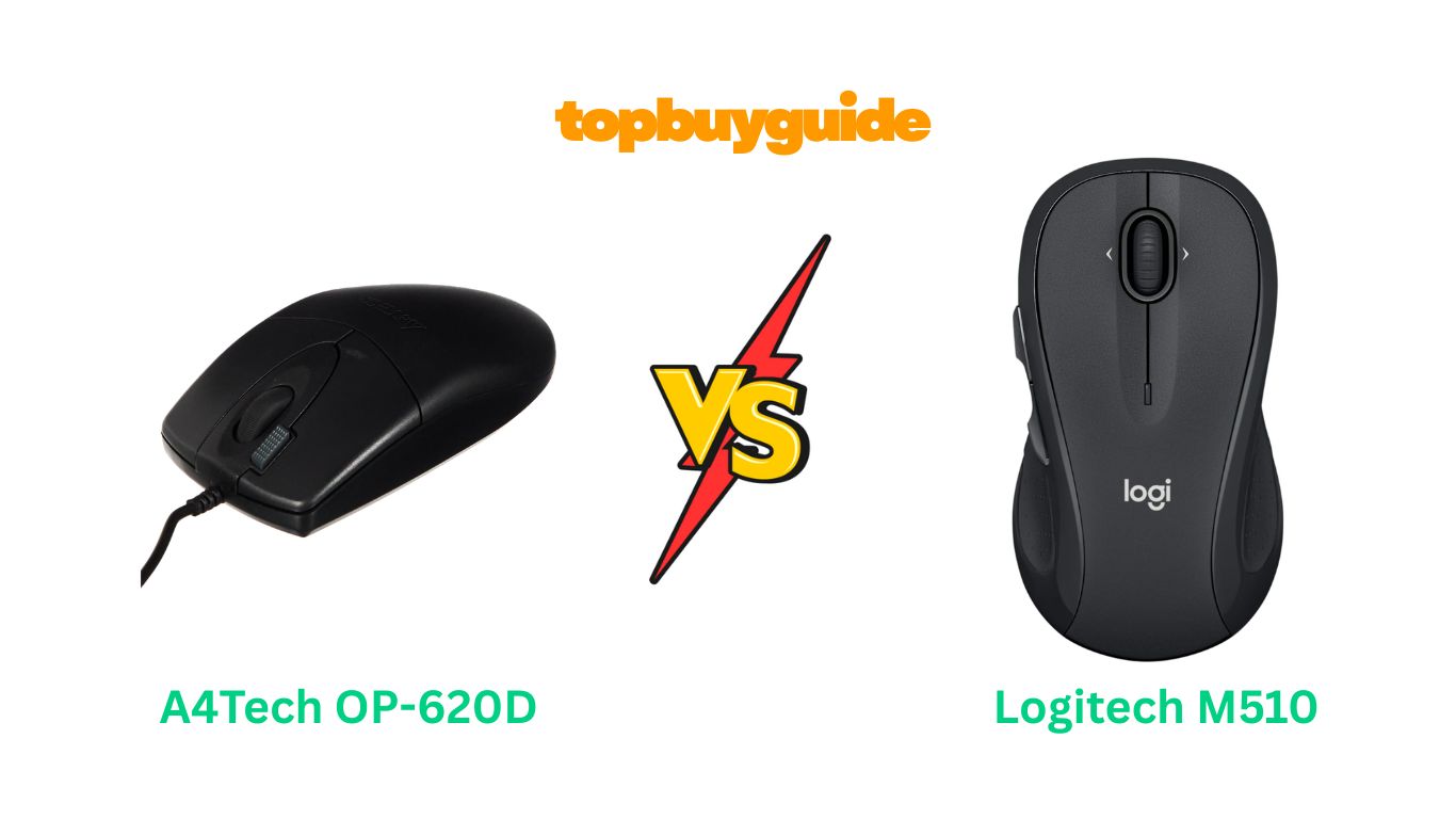 A4Tech OP-620D vs Logitech M510
