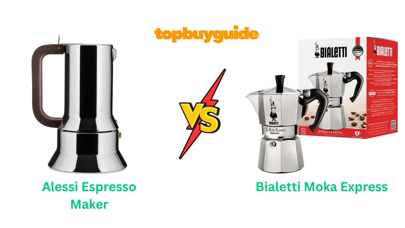 Alessi 9090 vs Bialetti Moka Express