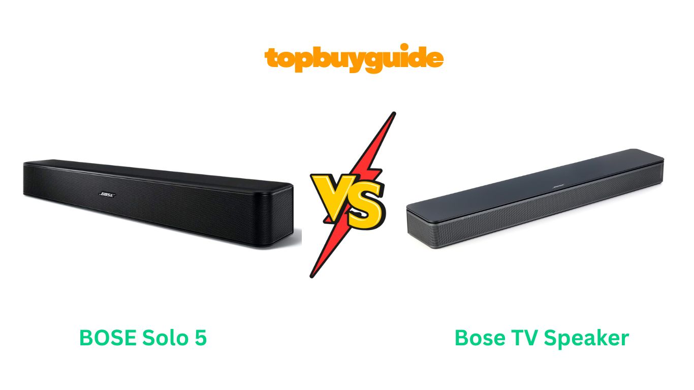 Bose Solo 5 vs Bose TV Speaker