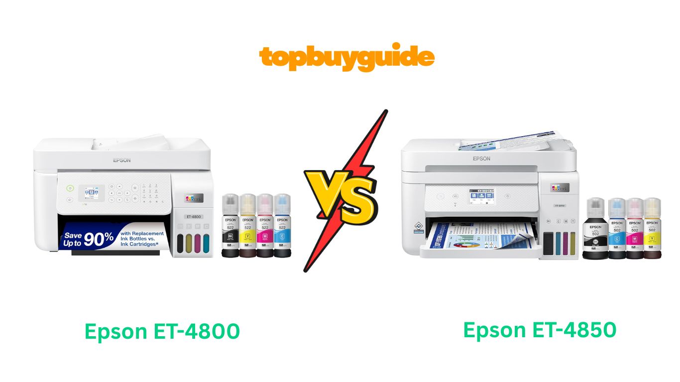 Epson ET-4800 vs ET-4850