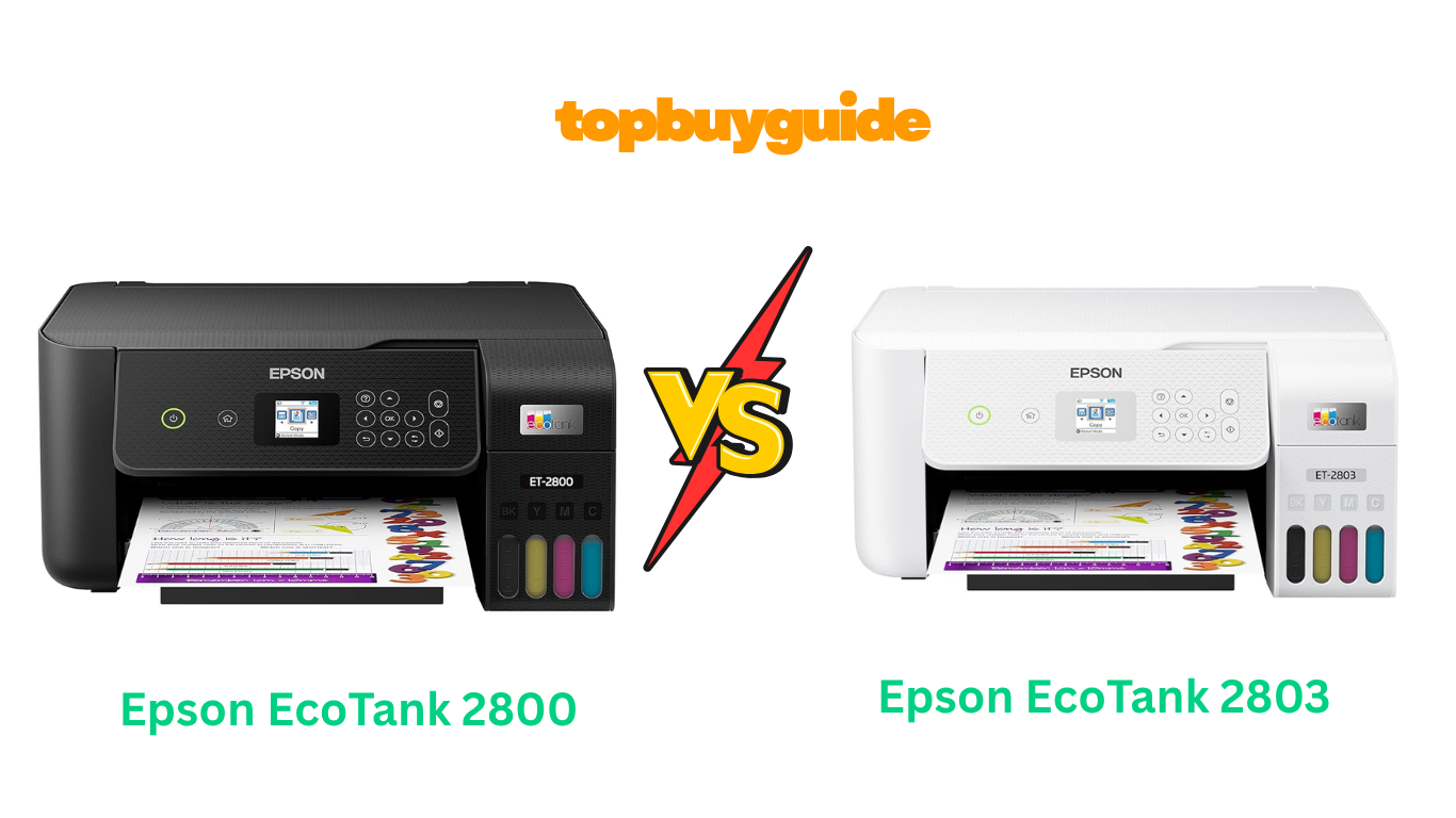 Epson EcoTank 2800 vs 2803