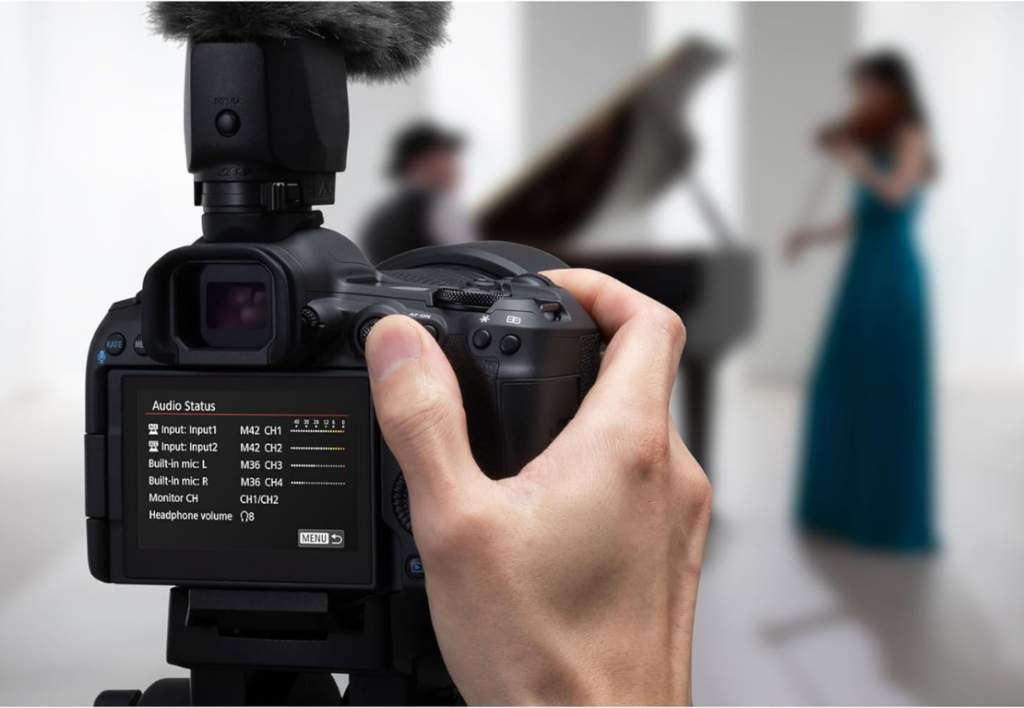live camera shooting