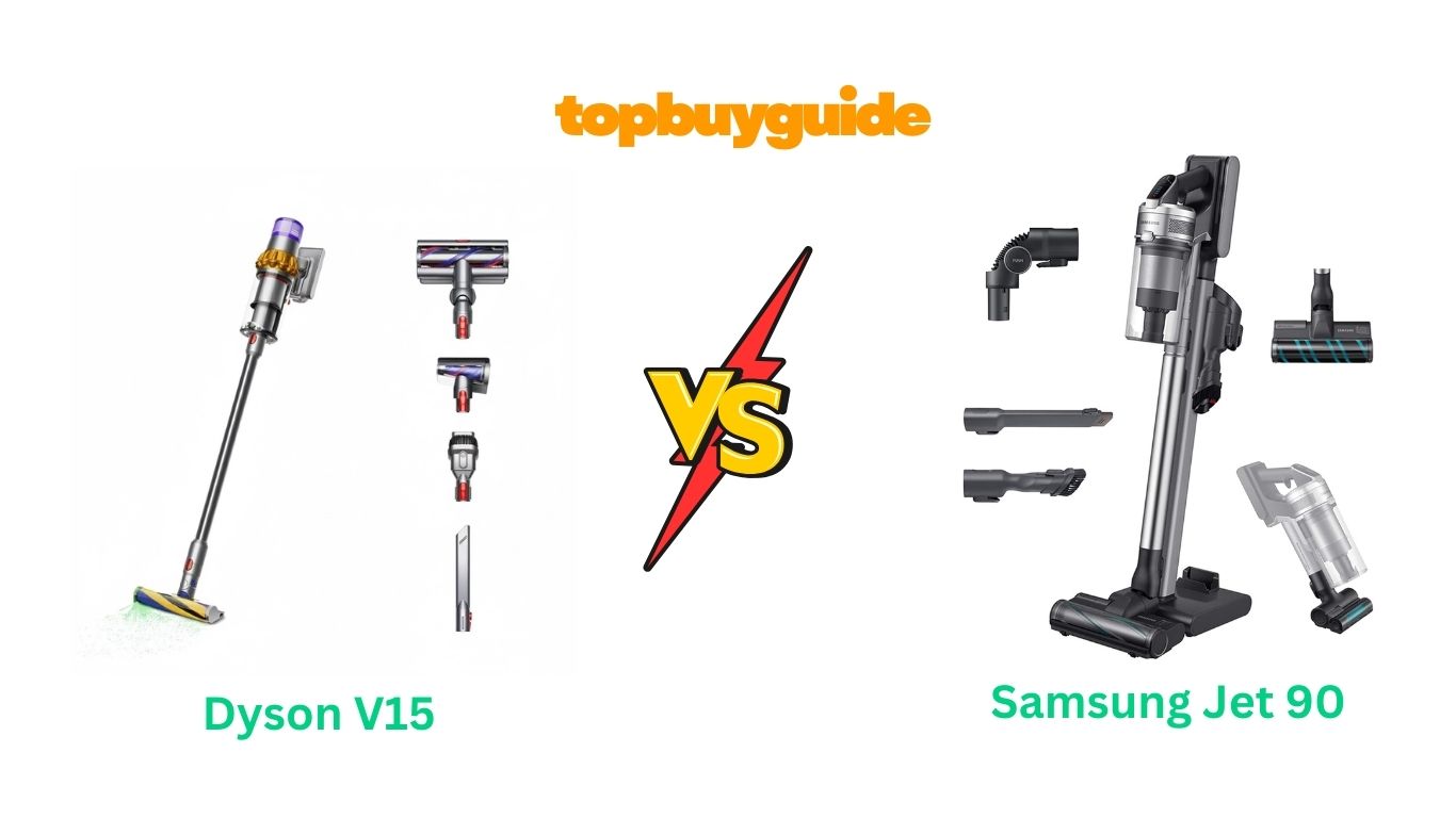 Dyson V15 vs Samsung Jet 90